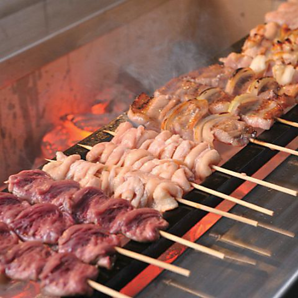 炙り物をご用意！串はもちろん、旬の魚介も楽しめます♪