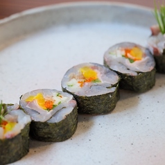 アジの海苔巻き