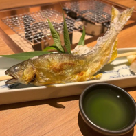 鮮度が自慢の囲炉裏焼が楽しめる