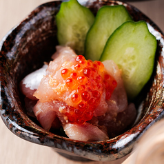 スズキの醤油麹和え