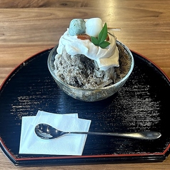 かき氷　ほうじ茶（季節限定商品）