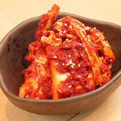 イカの肝バター焼きと自家製浅漬けキムチのこだわり