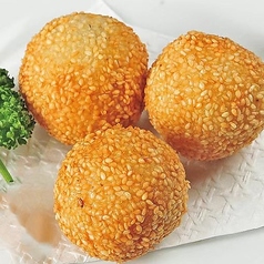ゴマ団子（3個）/杏仁豆腐