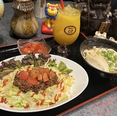 タコライス定食・ミニそばセット