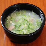 一度は食べて頂きたい「コムタンスープ」