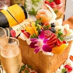 お誕生日ハニトーにはお祝いメッセージを添えられます！バースデー女子会にも◎