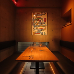 4~8名様で利用可能な半個室をご用意。