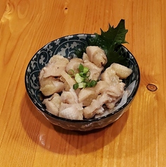 親鶏の鳥皮ポン酢/牛アキレスポン酢