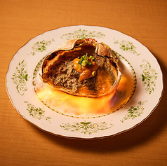 燃える蟹の甲羅焼き