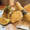料理メニュー写真 車海老と野菜の天ぷら