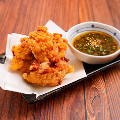 鶏のからあげ 自家製ネギソース