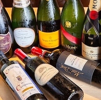 多彩なワインをはじめ、ドリンクも種類豊富◎