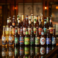 世界のクラフトビールや海外ボトルビール、スパークリングワインまで豊富にラインナップ！肉料理やスパイシーなメキシカンとの相性も抜群です。お得な飲み放題プランや乾杯特典もご用意しており、ビール好きが集まる宴会や女子会、二次会にも大好評です。