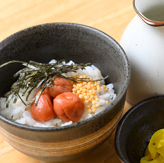 お茶漬け(梅・明太子・鮭ほぐし)