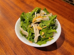 春菊と舞茸のナムル