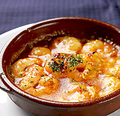料理メニュー写真 【アヒージョ人気NO1】プリプリ海老のアヒージョ　シェリー風味