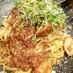 ポルチーニ茸と粗挽肉ラグーソース