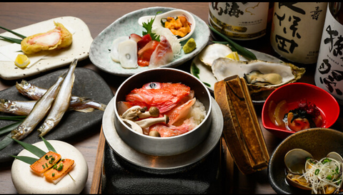 北海道の食材を贅沢に堪能。大小さまざまな完全個室をご用意しております。