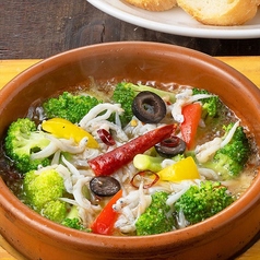 シラスとブロッコリー