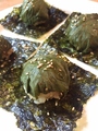 料理メニュー写真&nbsp;エゴマの葉のおにぎり