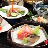 旬の食材を使用したお料理。各種宴会を彩ります。