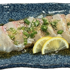 鯛の炙りポン酢