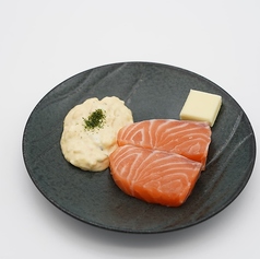 <海辛焼>焼きサーモン タルタルで/漬けまぐろ サッと焼き