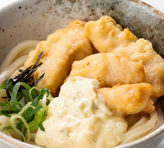 とり天レモンタルタルうどん