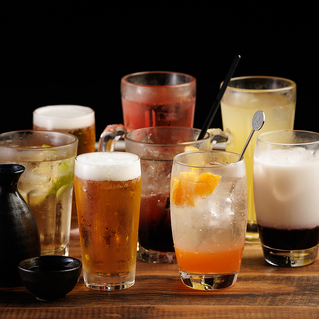 コースじゃなくても、飲み放題を楽しめるプランも有ります。急な集まりでも安心にご利用出来ます。