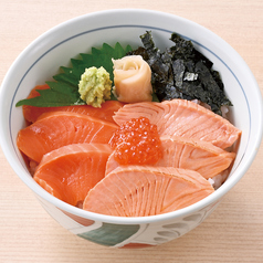 サーモンといくらの親子丼/海鮮3種丼/海鮮バラチラシ丼