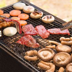 バーベキューで人気の食材を揃えています。