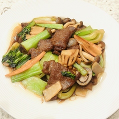 牛肉のオイスターソース炒め