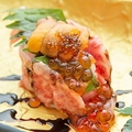料理メニュー写真&nbsp;ウニ牛(一貫)