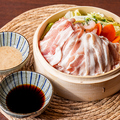 料理メニュー写真 名物！もち豚せいろ蒸し
