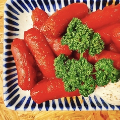 赤ウインナー炒め