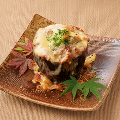 とろ~り濃厚 肉味噌チーズ茄子焼き