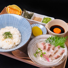 宇和島風門鯛の鯛めし丼定食