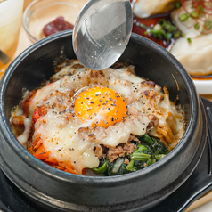 チーズ石焼ビビンバ ランチセットの写真
