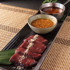 特選レバしゃぶ (あん肝醤油)