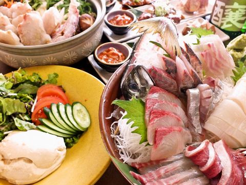 飲み放題付コースは3500円～！その日の美味しい魚をご提供☆
