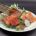 料理メニュー写真&nbsp;刺身三種盛り