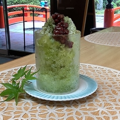かき氷　抹茶