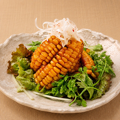 甘み弾ける!とうもろこし唐揚げ