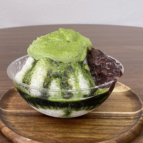 人気の抹茶スノーアイス