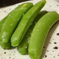 料理メニュー写真&nbsp;ゆでたてスナップえんどう