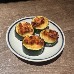 ズッキーニ塩辛焼き