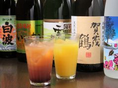 季節ごとに内容が変わるコース120分飲み放題付5000円 ～