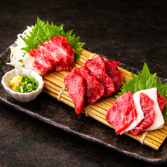 ・豪華馬肉3点盛り