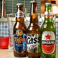 【シンガポール】タイガービール【韓国】カスビール【インドネシア】ビンタンビール