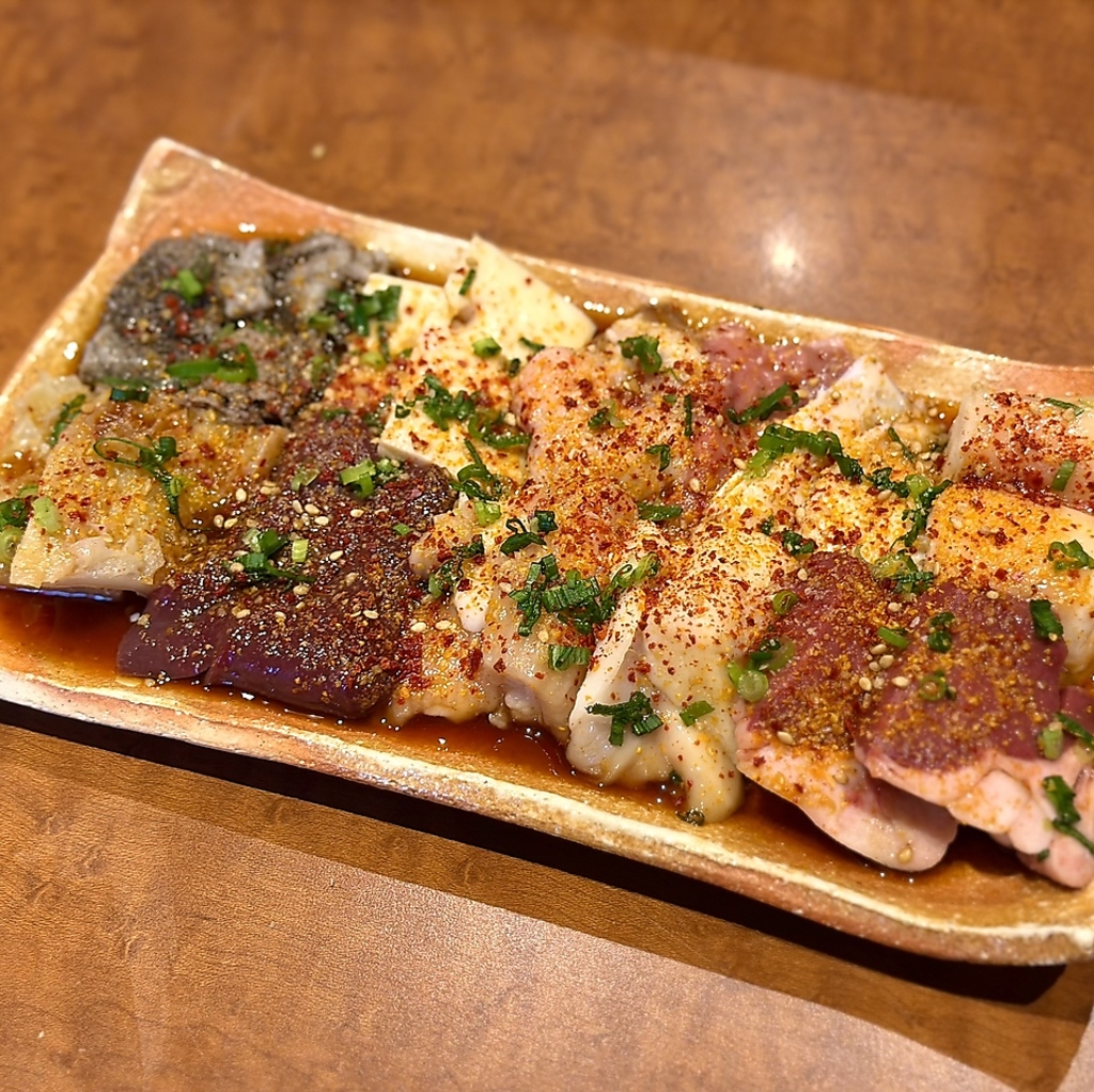 単品でもお楽しみいただける盛り合わせ！少しずついろんな種類をお楽しみいただけます！